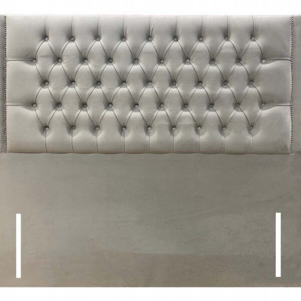 Crested Chesterfield Upholstered Headboard