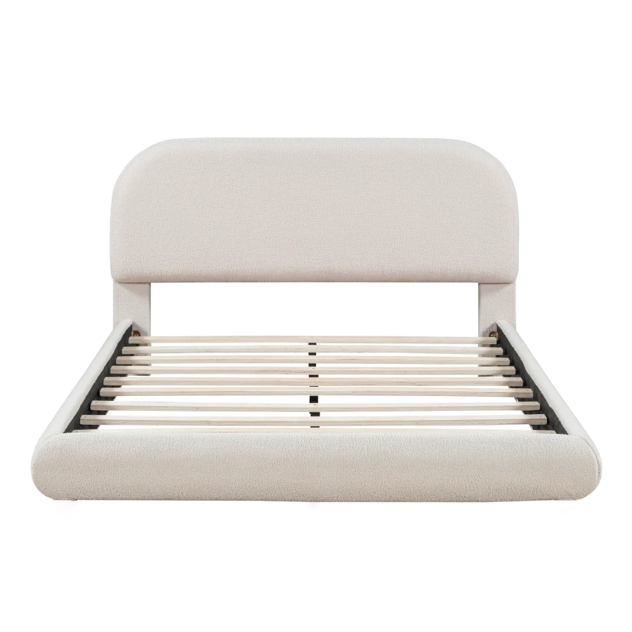 26179 shopify image Kyoto Elegance Luxury Upholstered Bed Curve shaped 3